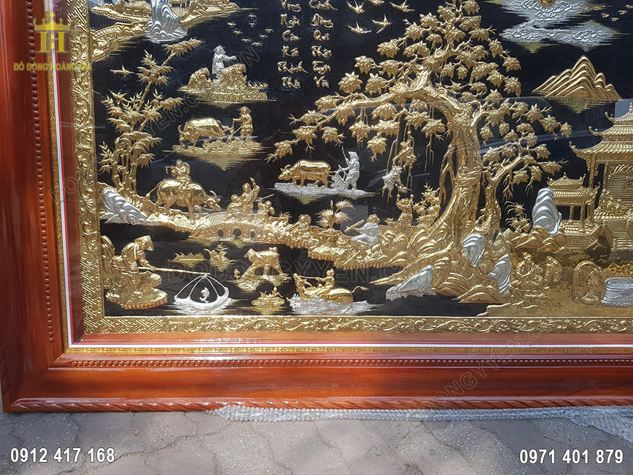 Từng đường n&eacute;t, từng chi tiết đều được c&aacute;c nghệ nh&acirc;n chau chuốt v&ocirc; c&ugrave;ng tỉ mỉ